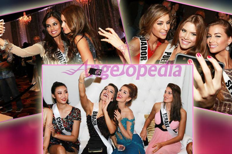 Miss Universe 2014 Contestants Selfie Fever